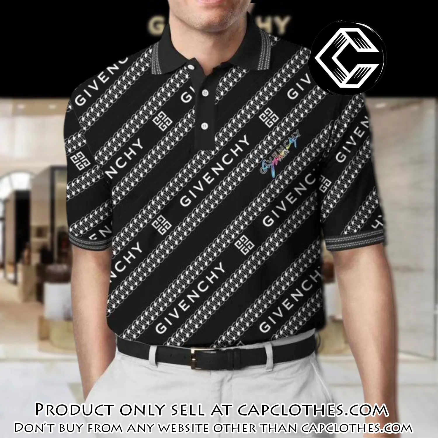 Givenchy premium polo shirt  luxury polo shirt for men pls519 cc0022151